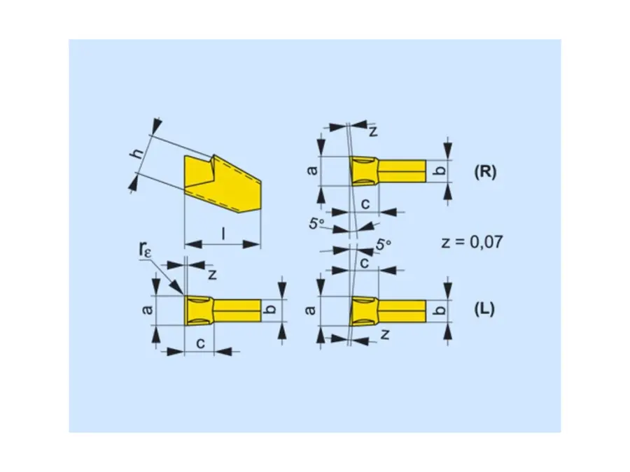 Soustružnické VBD pro upichování 80016419 / 6754329 LFUX C1 -S- PRAMET