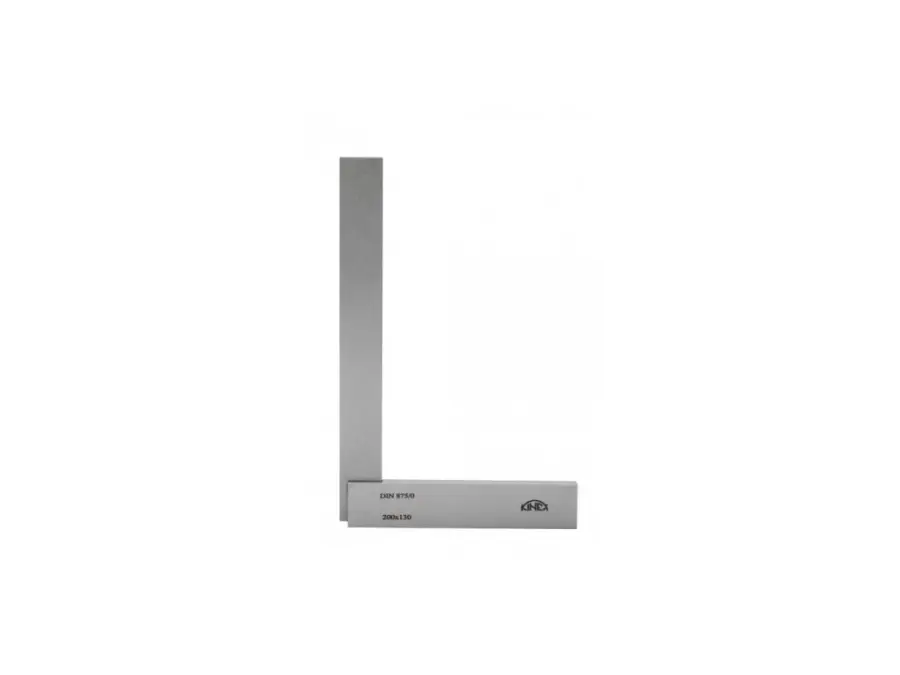 Úhelník příložný přesný DIN 875 - NOVÝ TYP 16x3 / 18x9 mm 100x70 mm tř.př.0 KINEX