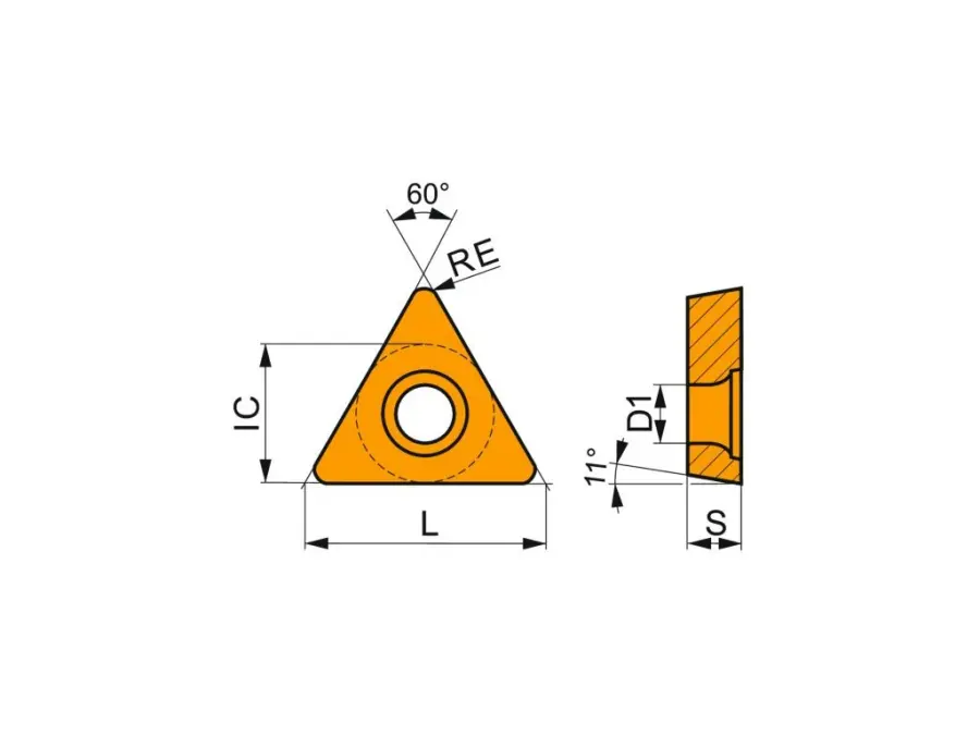 Soustružnické VBD pozitivní 80028994 / 7080634 TPGX A2 -S- PRAMET