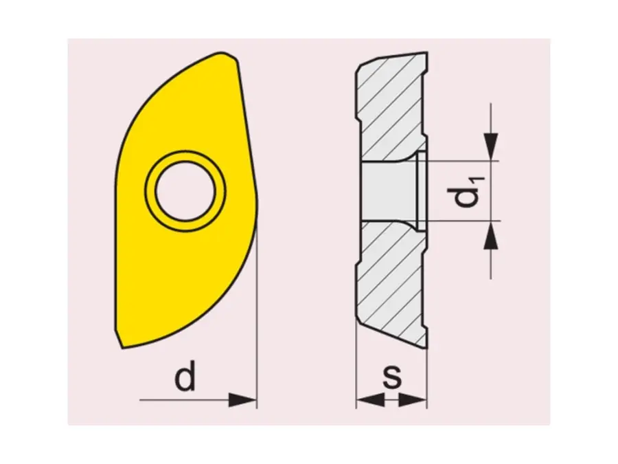 Frézovací VBD upínané šroubkem 80030263 / 7451129 ZP G2 -S- PRAMET