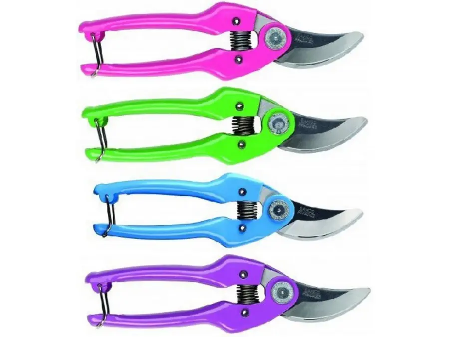 Jednoruční zahradnické nůžky barevné, fialové