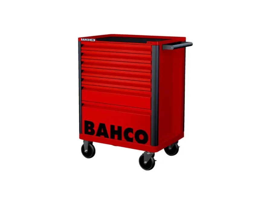 Zásuvkový vozík STANDARD na nářadí se 7-zásuvkami, červený