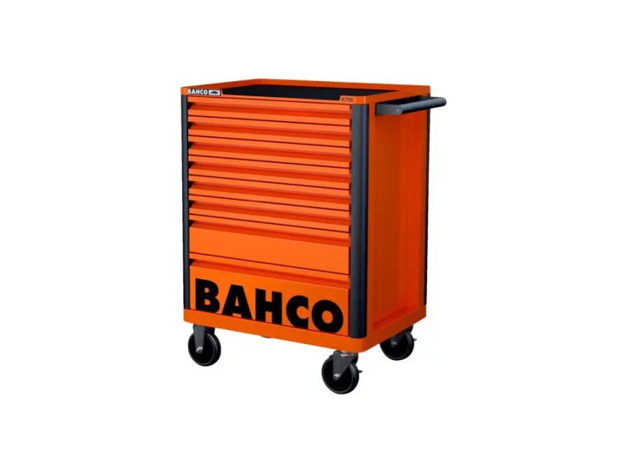 Zásuvkový vozík STANDARD na nářadí s 8-zásuvkami, oranžový