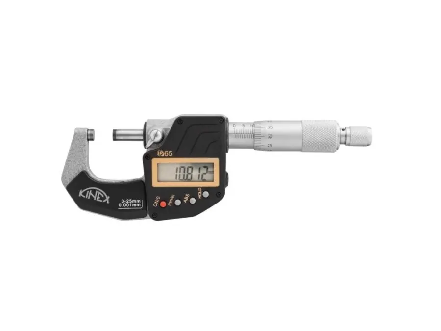 Mikrometr třmenový digitální DIN 863, ABSOLUTE ZERO 25-50mm 0,001 KINEX