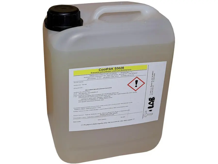 Emulzní olej 5l, univerzální polosyntetický, doporučená koncentrace 5-8%