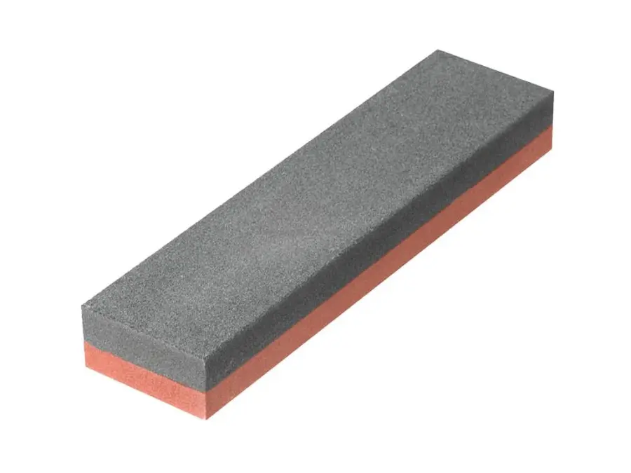 Kombinovaný brusný kámen 200x50x25mm růžový&šedý RD