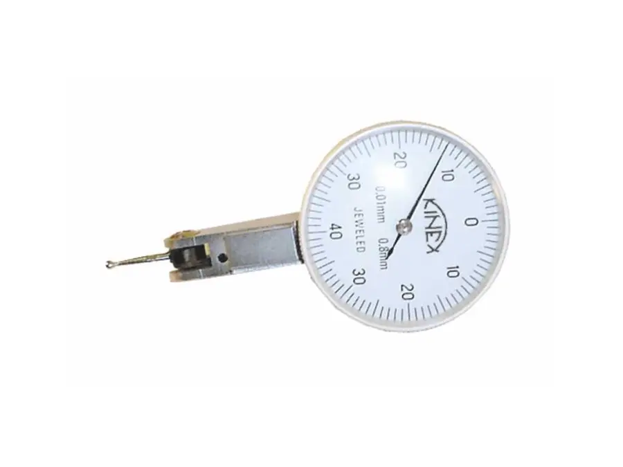 Úchylkoměr číselníkový páčkový ČSN EN ISO 46325 (ČSN 25 1820) - horizontální (+ -) 0,8 mm 0,01 mm KINEX
