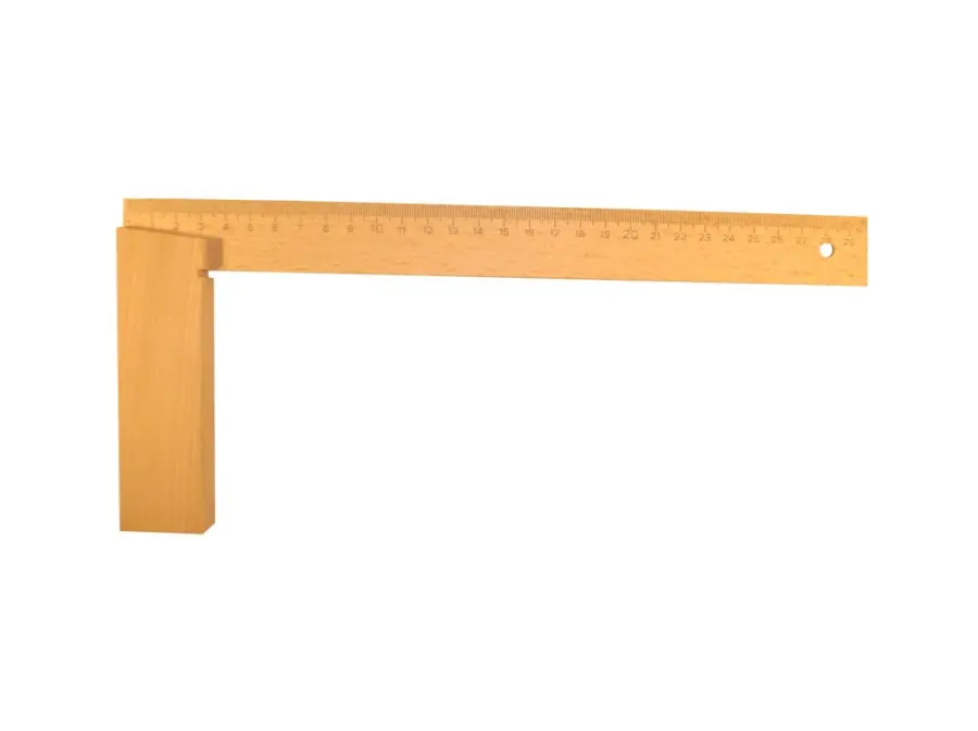 Úhelník dřevěný, stolařský - hobby 300-130 KINEX