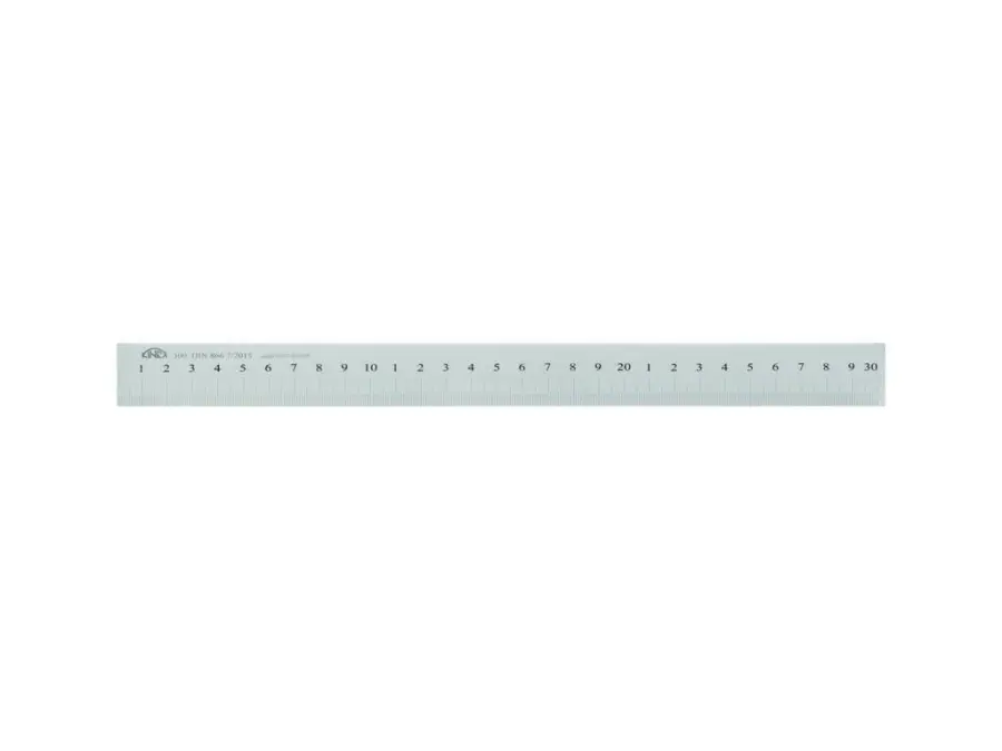 Měřítko ocelové ploché - popis laserem, DIN 866 500x25x5 mm KINEX