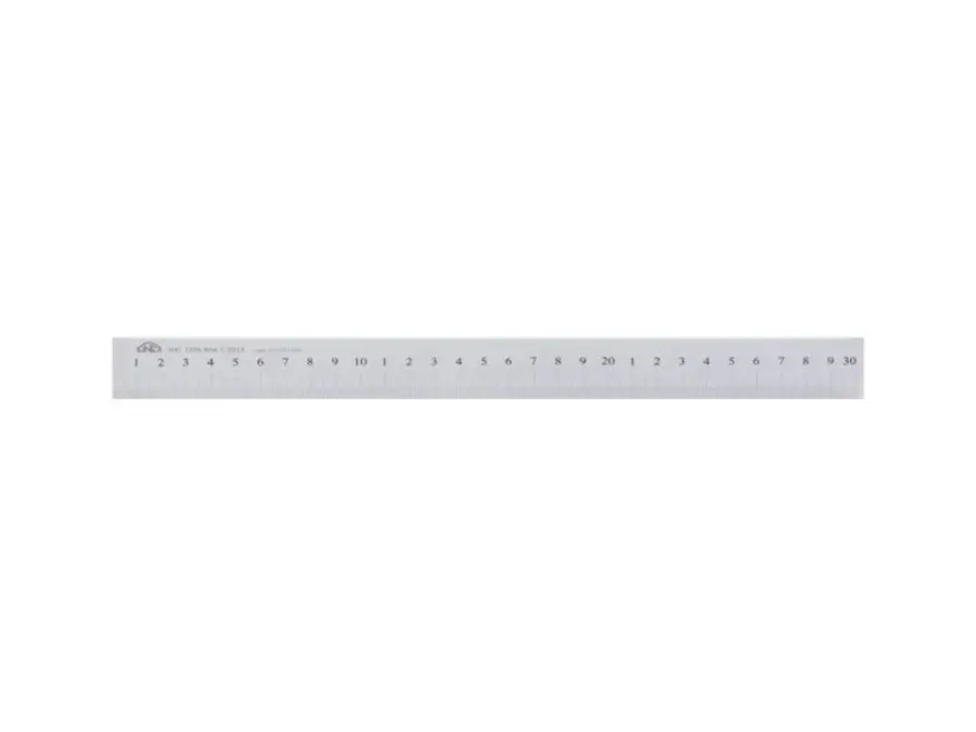 Měřítko ocelové ploché - popis laserem, DIN 866 3000x40x8 mm KINEX