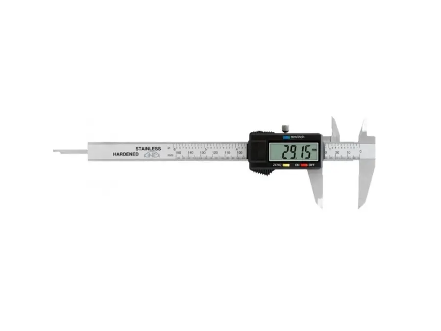 Posuvné měřítko digitální ČSN EN ISO 13385-1 PRO LEVÁKY 0,01 mm 150/40 mm KINEX