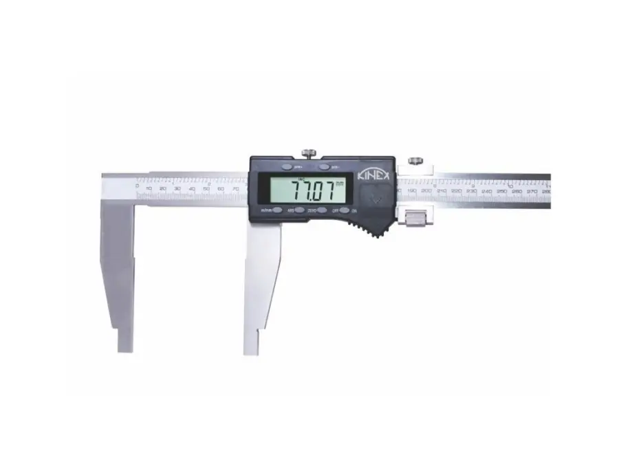 Posuvné měřítko 400/100 mm 0,01 mm digitální DIN 862, EN ISO 13385-1 (ČSN 25 1231) bez horních nožů KINEX