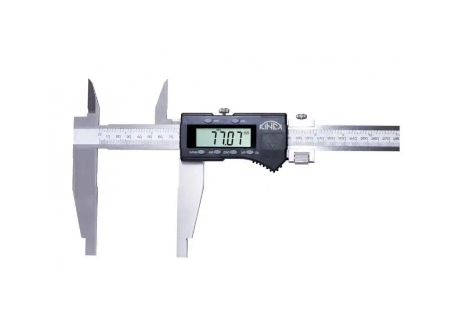 Posuvné měřítko 400/150 mm 0,01 mm digitální s horními noži DIN 862, ČSN ISO 13385-1 (ČSN 251234) s horními noži KINEX