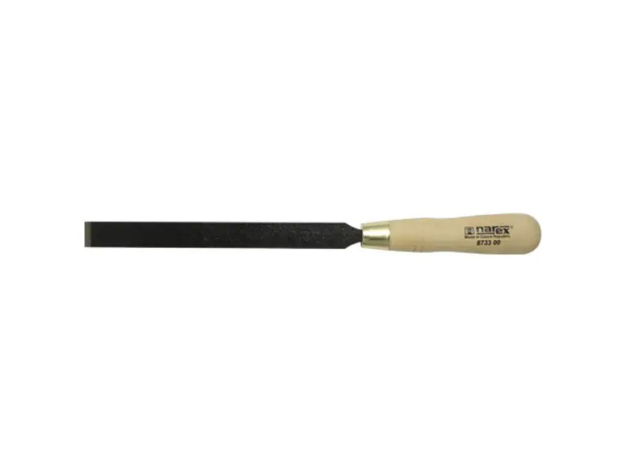 Škrabák plochý 200mm, speciální nástrojová ocel, dřevěná rukojeť, L=335mm, 232g