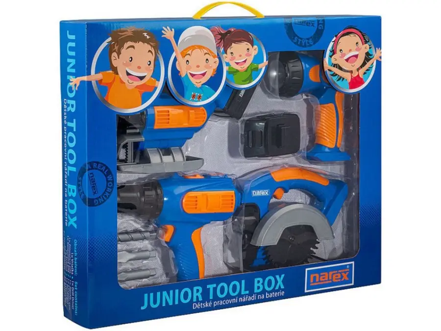 Junior tool box - dětské pracovní nářadí na baterie