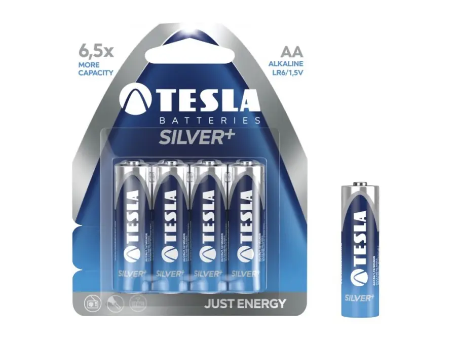 Baterie TESLA AA Silver+, tužková, 4ks b1/120