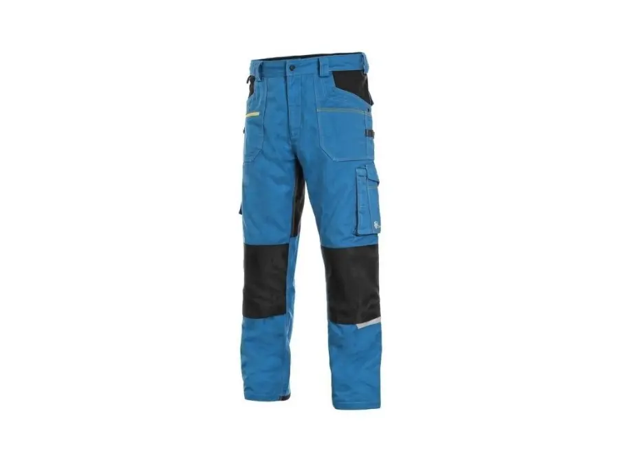 Kalhoty CXS STRETCH, pánské, středně modré-černé, vel. 54 b1/20