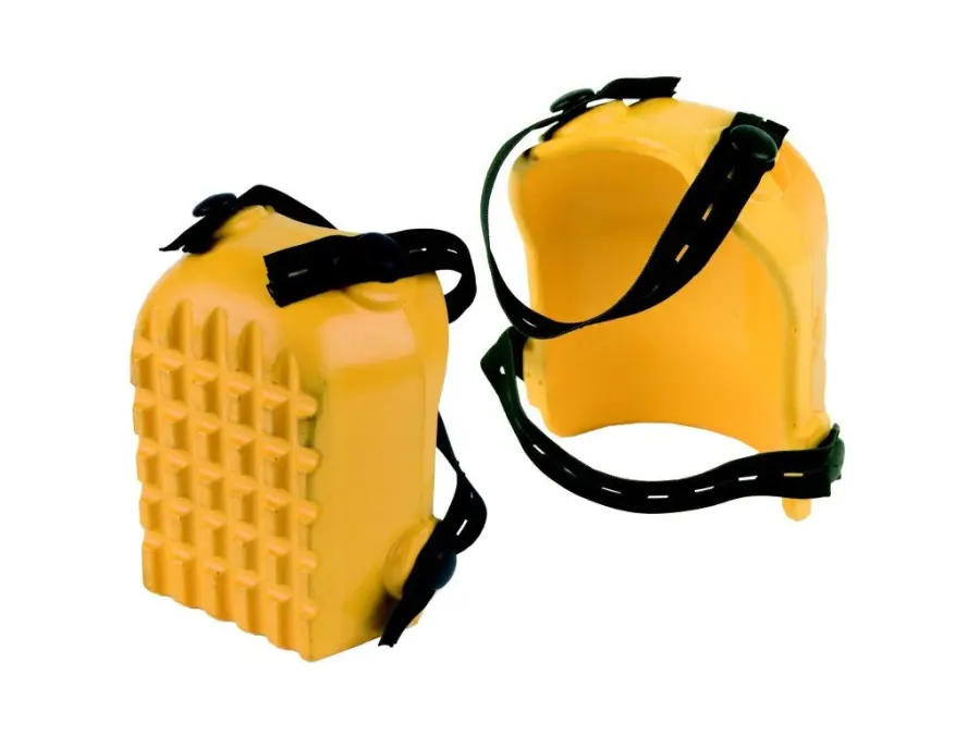 Nákoleník CXS PATI vaničkový, pěnová guma, 2 pásky, žlutý