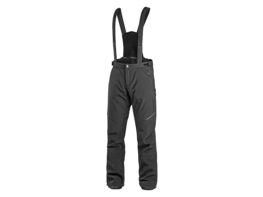 Kalhoty CXS TRENTON, zimní softshell, pánské, černé, vel. 46 b1/20