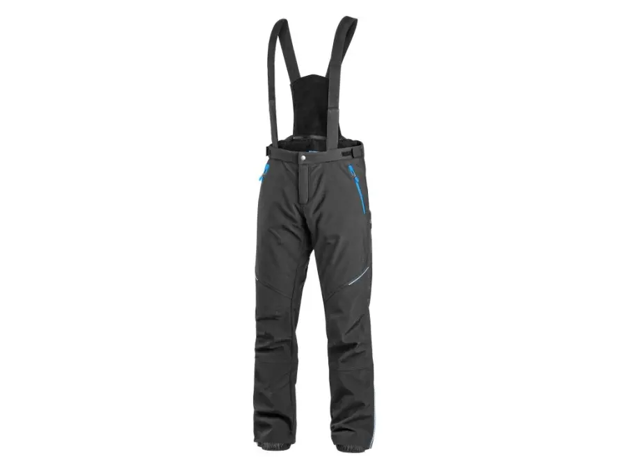 Kalhoty CXS TRENTON, zimní softshell, pánské, černo-modré, vel. 46 b1/20