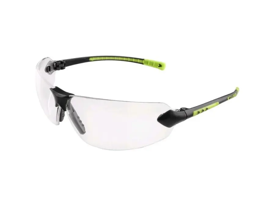 Brýle CXS FOSSA, černo-zelené, čirý zorník b1/10/120