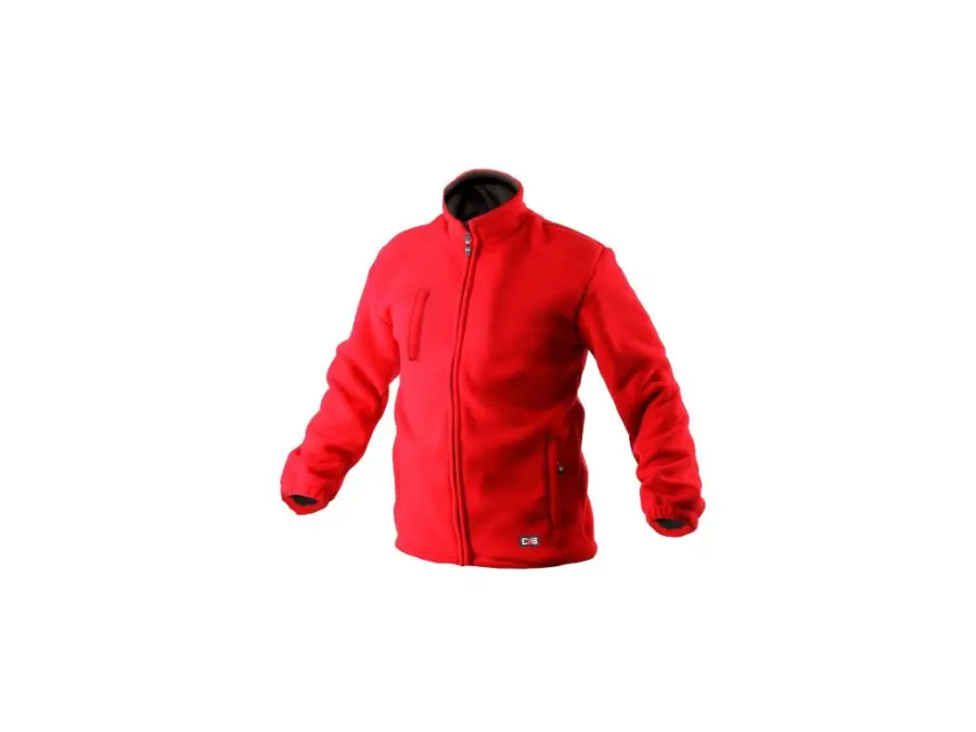Bunda OTAWA, fleecová, červená, vel. XL b1/10