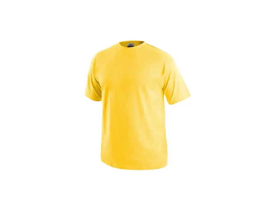 Tričko DANIEL, krátký rukáv, žluté, vel. XL