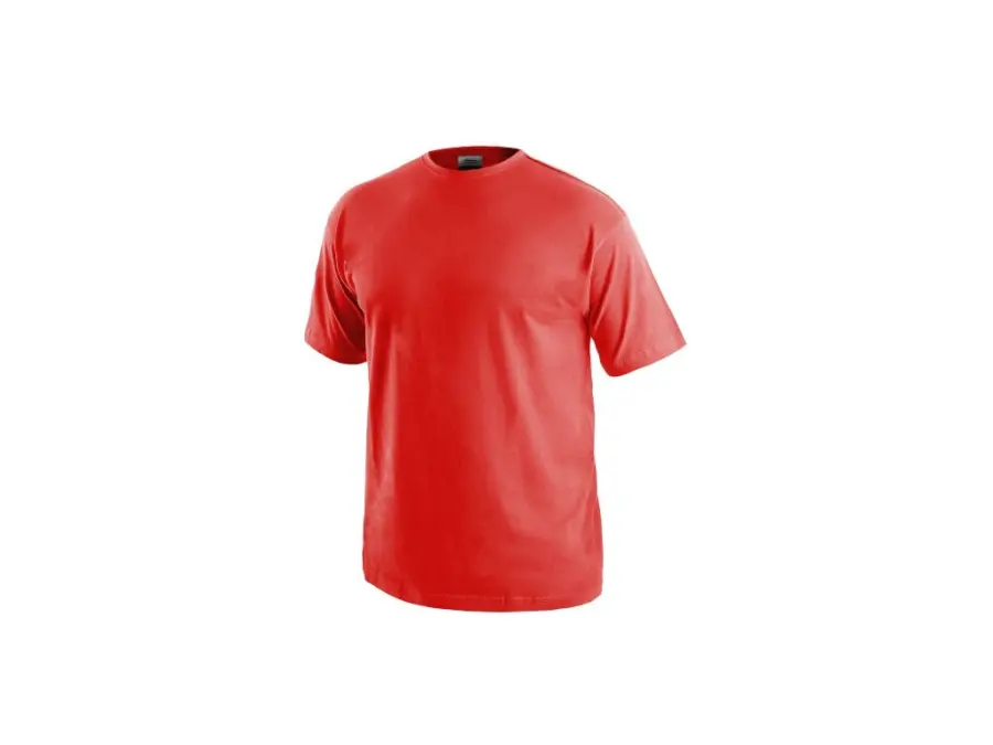 Tričko DANIEL, krátký rukáv, červené, vel. 2XL