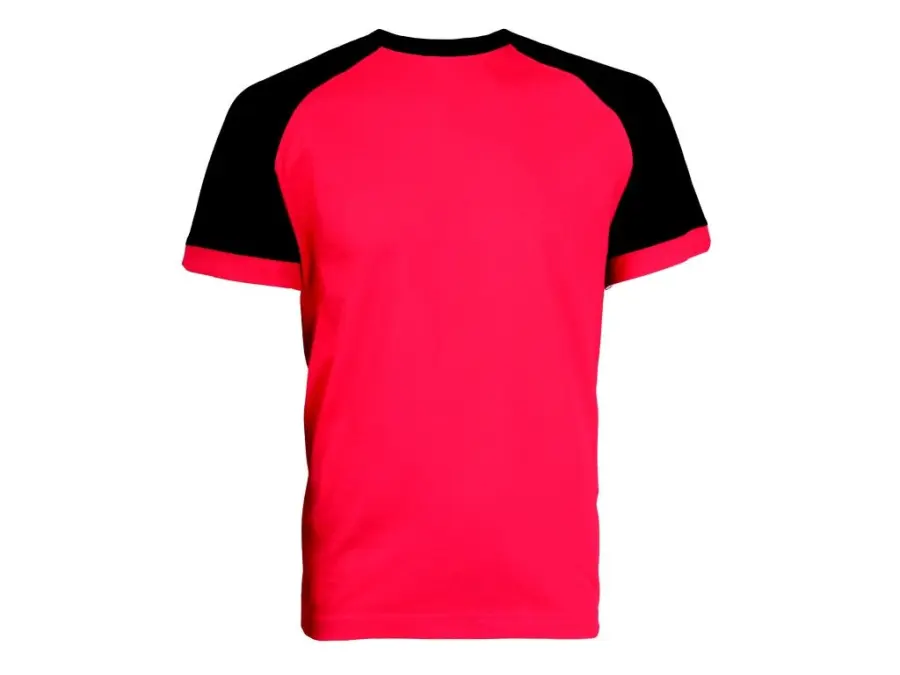 Tričko OLIVER, krátký rukáv, červeno-černé, vel. S
