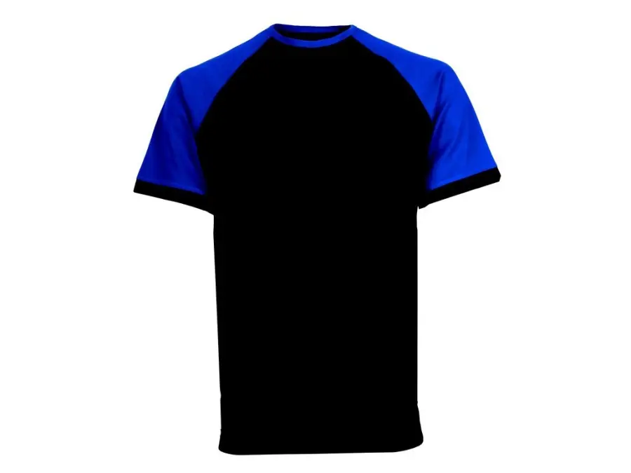 Tričko OLIVER, krátký rukáv, černo-modré, vel. L