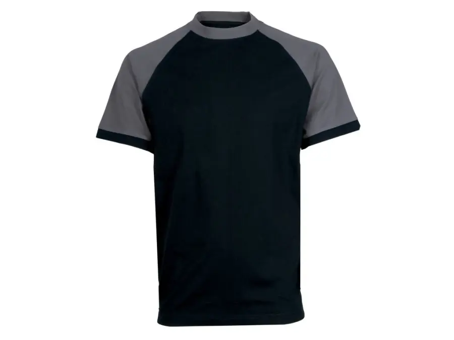 Tričko OLIVER, krátký rukáv, černo-šedé, vel. M