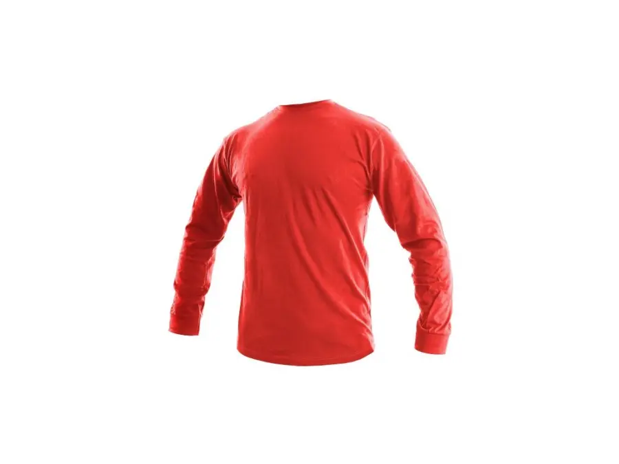Tričko PETR, dlouhý rukáv, červené, vel. S