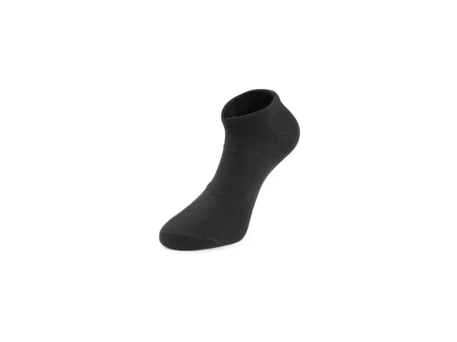 Ponožky NEVIS, nízké, černé, vel. 39