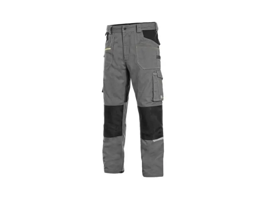 Kalhoty CXS STRETCH, pánské, šedo-černé