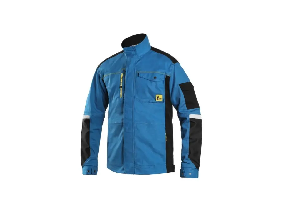 Blůza CXS STRETCH, pánská, středně modrá-černá, vel. 68