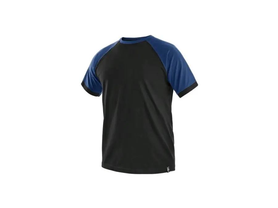 Tričko OLIVER, krátký rukáv, černo-modré, vel. 4XL