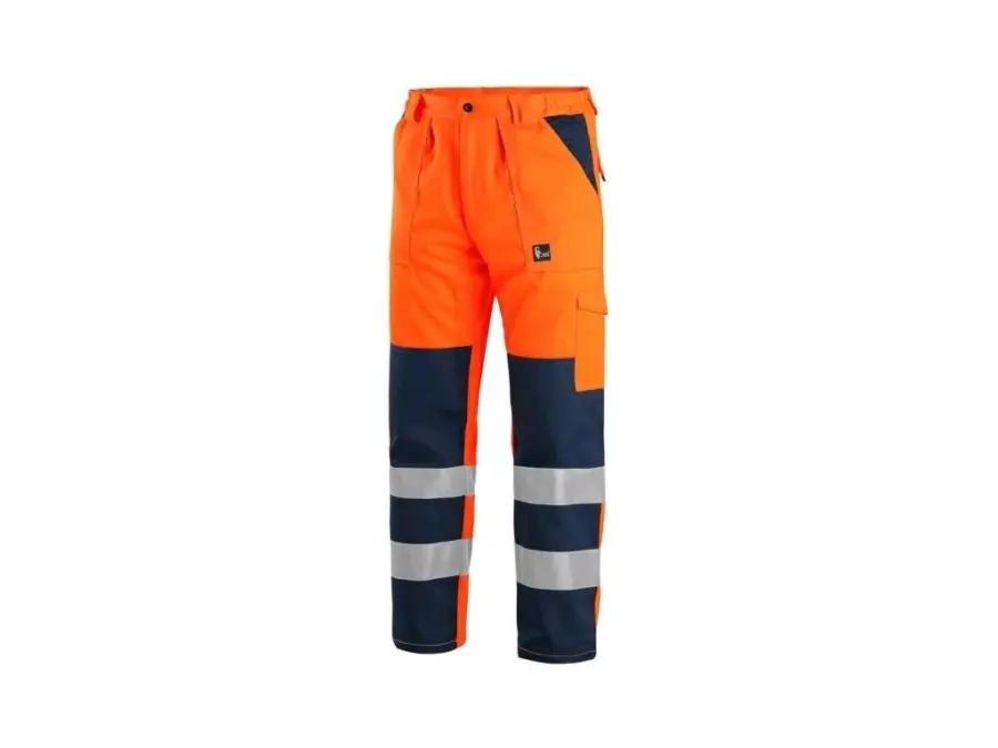 Kalhoty CXS NORWICH, výstražné, pánské, oranžovo-modré, vel. 68