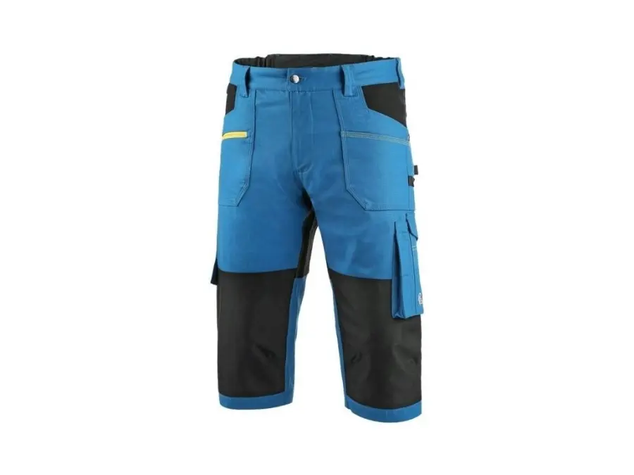 Kalhoty 3/4 CXS STRETCH, pánské, středně modré-černé, vel. 64