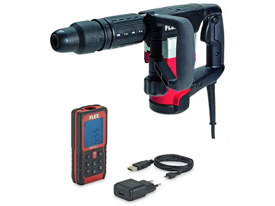 DH 5 SDS-max Sekací kladivo + ADM 60 Li laserový dálkoměr