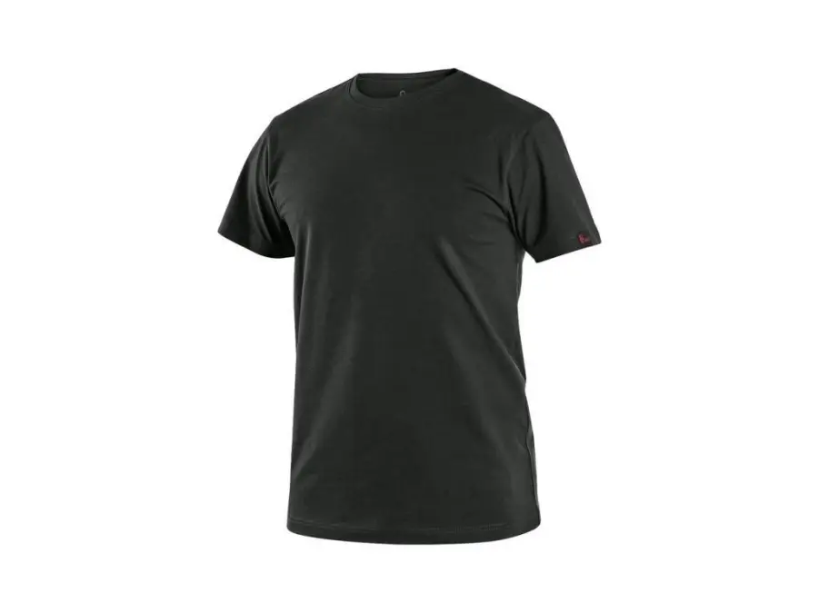 Tričko CXS NOLAN, krátký rukáv, černé, vel. 4XL b1/20