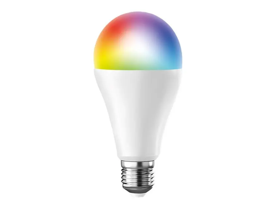 LED SMART WIFI žárovka, klasický tvar, 15W, E27, RGB, 270°, 1350lm b100