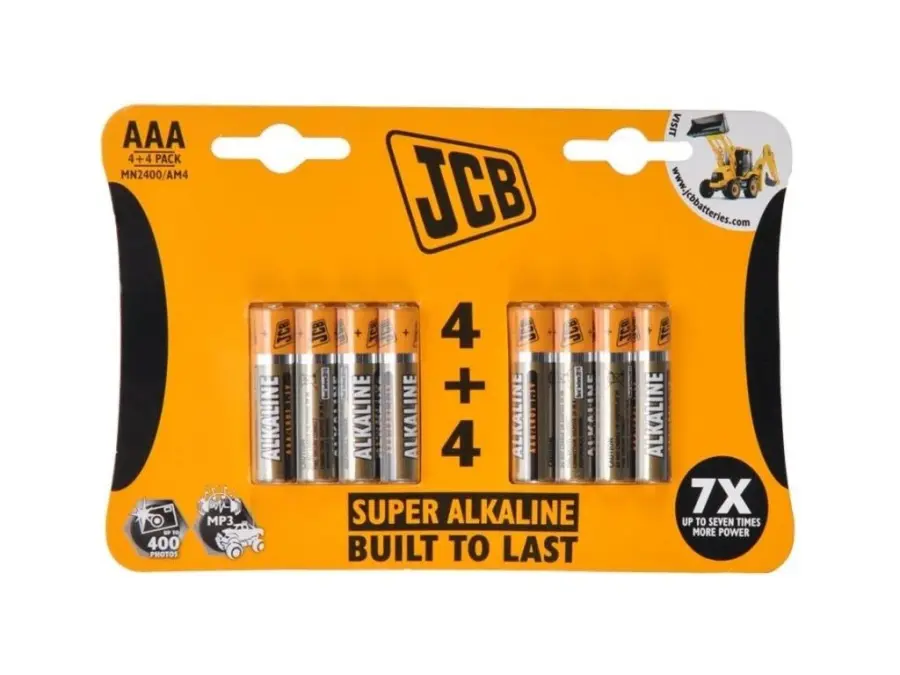 Super Alkalická Baterie Lr03, Blistr 8 Ks