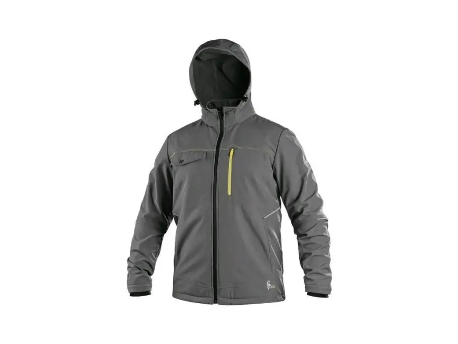 Bunda CXS STRETCH, pánská, softshell, šedá, vel. 2XL b1/10