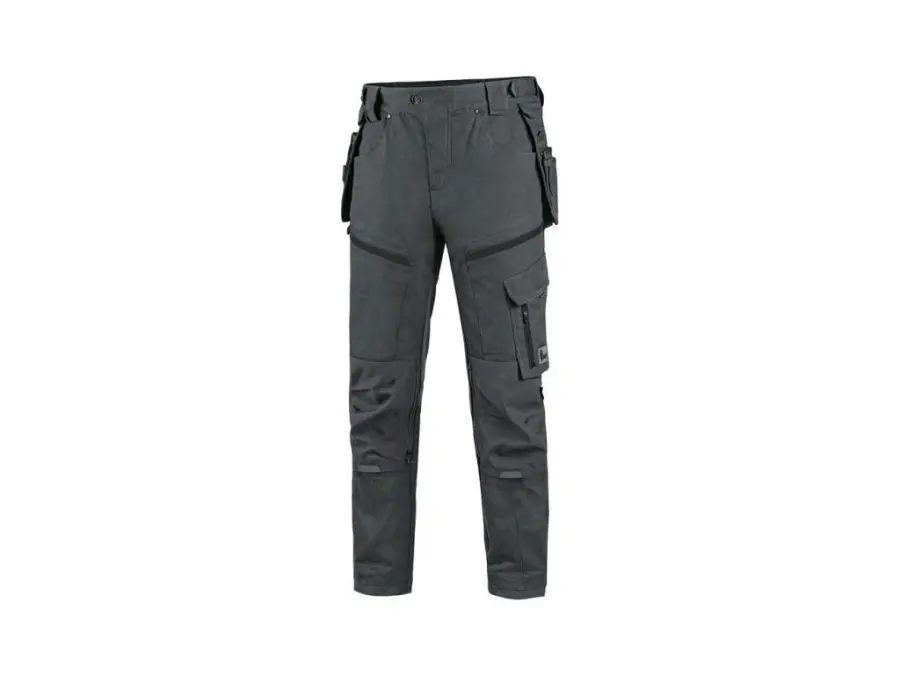 Kalhoty CXS LEONIS, pánské, šedé s černými doplňky, vel. 50 b1/10