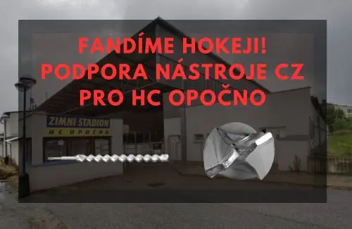 Fandíme hokeji! Podpora NÁSTROJE CZ pro HC Opočno