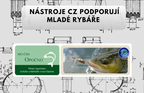 NÁSTROJE CZ podporují mladé rybáře na soutěži Zlatá udice 2026