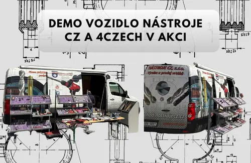 Demo vozidlo NÁSTROJE CZ a 4CZech v akci