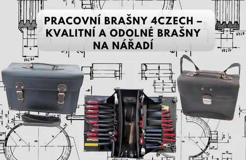 Pracovní brašny 4Czech – kvalitní a odolné brašny na nářadí