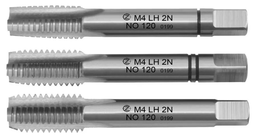 Závitník sadový M2x0,4 sada NO LH 2N ČSN 22 3010 - 120