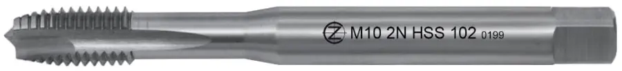 Závitník strojní M3,5x0,6 HSS 2N přímá drážka s lamačem třísek PN8/1371(DIN371) - 102